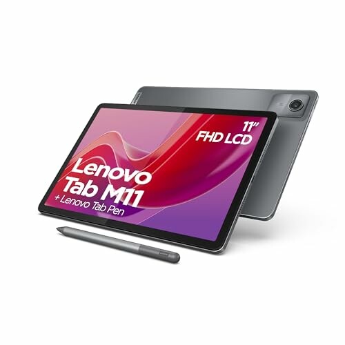 Lenovo Tab M11 tablet with pen